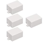 sourcing map 4pcs de 46 x 35 x 24mm DIY Carcasa Caja de Conexiones electrónica de plástico Blanco