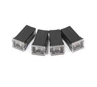 sourcing map 4Pcs Fusible PAL para Vehículo de 32V 80A Carcasa Plástico Negro Dos Terminales Hembra