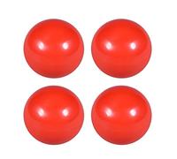 sourcing map 4pcs Pomo Esférico Termoestable M10 Manija de Máquina de Rosca Hembra de 40mm diámetro Borde liso rojo
