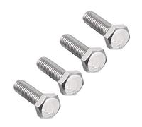 sourcing map 4Pcs Tornillos Izquierdo Fijador Rosca M6 De 20 mm | De Cabeza Hexagonal, De Acero Inoxidable 304