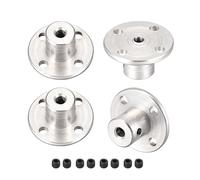 sourcing map 4uds 3, 17mm Interior Diámetro H12 * D10 Rígido Brida para DIY