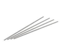 sourcing map 4uds M4 X 200mm Completamente Roscada Varilla 304 Inoxidable Acero Derecha Mano Roscas