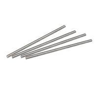 sourcing map 4uds M8 X 200mm Completamente Roscada Varilla 304 Inoxidable Acero Derecha Mano Roscas