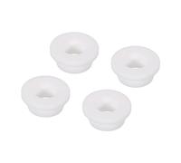 sourcing map 4uds T Tipo Goma Ojal Montaje Diámetro 27mm 1.34 Pulgadas OD 0.67 Pulgadas ID (34x17x13.5mm) Sello Protección Flexible Agujero Tapones para Cable Tubería Blanco