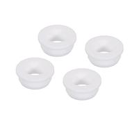 sourcing map 4uds T Tipo Goma Ojal Montaje Diámetro 33,3mm 1 1/2 Pulgadas OD (38x22x15mm) Sello Protección Flexible Agujero Tapones para Cable Tubería Blanco