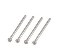 sourcing map 4x 3mm x 5mm Redondo CON Punta de Bola MontaDO Diamante Pulir Punta Cabezal de Bits