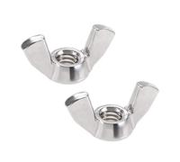 sourcing map 5/16"-18 ala Tuercas 304 Acero Inoxidable Contraventanas Mariposa Tuerca Mano Giratorio Apriete Sujetadores Piezas 2 Piezas