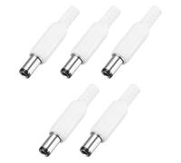 sourcing map 5 adaptadores de corriente macho CC, 6,3 mm x 3,0 mm, adaptador de enchufe de alimentación CC de 1.8 pulgadas para electrodomésticos, uso industrial, cámaras CCTV, fuentes de alimentación