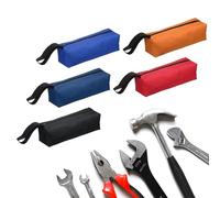 sourcing map 5 bolsas de herramientas con cremallera de 9.8 x 3.4 x 2.8 pulgadas, multiusos, de tela Oxford, pequeñas bolsas organizadoras para almacenamiento, varias herramientas de electricista