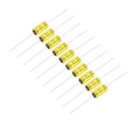 sourcing map 5 condensadores electrolíticos no polarizados de 15uF 100 V, condensador divisor de frecuencia de audio de aluminio de 20 mm x 10 mm para proyectos de audio de bricolaje, altavoces de