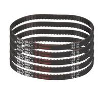 sourcing map 5 correas dentadas 152XL 037 de 76 dientes de goma, 0,9 cm de ancho, 0,5 cm de paso de 0,5 cm