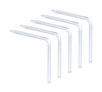 sourcing map 5 destornilladores de desplazamiento H5/PH2 de 5 mm hexagonal de cabeza Phillips tipo L, herramienta de mano de doble extremo para reparación de electrodomésticos (3.15 x 3.15 pulgadas)