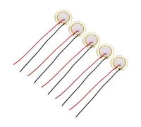 sourcing map 5 discos piezoeléctricos de 20 mm, micrófonos transductores de pastilla acústica, disparador, zumbador, guitarra de tambor con carcasa de aluminio