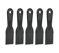 sourcing map 5 espátulas de plástico flexible de 5 cm de ancho, herramienta de raspador de pintura para pegar paneles de yeso, esparcir pintura, arañazos en la pared, color negro