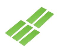 sourcing map 5 forros para mango de cuchillo de 6 x 2 x 0.04 pulgadas, hojas espaciadoras G10, material para balanzas de cuchillos, losas para hacer herramientas, color verde hierba