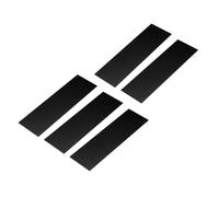 sourcing map 5 forros para mango de cuchillo de 6 x 2 x 0.08 pulgadas, hojas espaciadoras G10, material para balanzas de cuchillos, losas para hacer herramientas, color negro