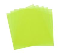 sourcing map 5 hojas de plástico de colores, película ámbar transparente, filtro de luz de gel de corrección de color, impermeable, hoja de 2 x 2 pulgadas para manualidades, iluminación LED, fotos