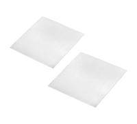 sourcing map 5 hojas de zinc, placa de zinc de alta pureza del 99,9 %, 0,5 x 100 x 100 mm, tira de ánodo de zinc de metal para laboratorios de ciencia, industria, manualidades