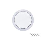 sourcing map 5" Orificio de Montaje Distancia Diagonal Parrilla del Altavoz Malla Círculo Decorativo Woofer Protector Cubierta Protectora Accesorios de Audio Blanco