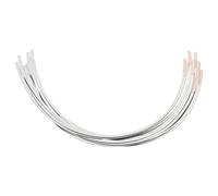 sourcing map 5 pares de aros de acero inoxidable para sujetador, aros de 8.7 pulgadas para sujetadores de repuesto, piezas de reparación, suministros de costura, tamaño regular de alambre para soporte