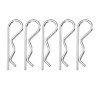 sourcing map 5 pasadores de enganche M3 x 65 mm, pasadores de acero inoxidable, clips de retención de resorte para bloqueo de remolque, cortacéspedes, camiones, caravanas, maquinaria, sistemas de