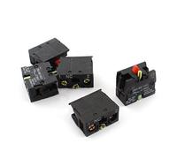 sourcing map 5 Pcs AC600V 10A NC Momentáneo Interruptor Auxiliar Bloque | contacto