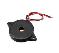 sourcing map 5 pcs Zumbador electrónico DC 1-30V 80dB 30mm de Diámetro Concha Sonido Continuo