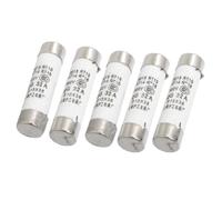 sourcing map 5 Piezas 10 x 38mm 500V 32A Eléctrico Cilíndrico Fusible Eslabones R015-32