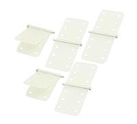 sourcing map 5 piezas de bisagras con clavijas de nailon blanco plegable de 11 x 28 mm para avión RC