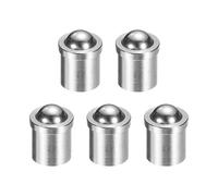 sourcing map 5 piezas de émbolos de resorte de punta de bola de 5 x 6 mm, 25 N, elasticidad, acero inoxidable, cuentas de posicionamiento de precisión, pestillo de bola para puerta, armario
