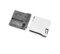 sourcing map 5 Piezas De Resorte Pulsar/Pulsar Micro SD Transflash Tarjeta De Memoria Entrada Ranura