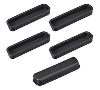 sourcing map 5 Piezas LPT DB-25 Silicona Puerto Anti Polvo Tapa Cubierta Protectores 38mmx8mmm Negro