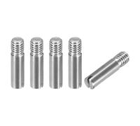 sourcing map 5 Piezas Pasador Cilíndrico Ranurado M4 x 16mm de Acero Inoxidable 304, Pasador de Localización de Rosca Externa, Pasador Roscado para Muebles y Armarios