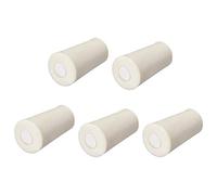 sourcing map 5 uds Tapones de silicona perforados Beige de 17-22mm