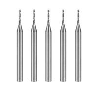 sourcing map 5 unids 1/8 "vástago 1.0mm x 6mm carburo extremo plano extremo molino cortador cnc enrutador bits