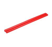 sourcing map 5 varillas de soldadura de plástico rojo de 9,5 mm x 250 mm, cinta plana de polietileno de alta densidad para reparar tanques de agua, carretillas elevadoras, paletas, basureros