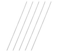 sourcing map 5 varillas totalmente roscadas, M2 x 0,4 mm, paso 304 de acero inoxidable 304 para mano derecha, tornillos roscados de 190 mm/7 pulgadas para anclajes, pernos, perchas, abrazadera en U
