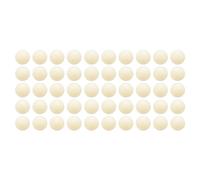 sourcing map 50 bolas de rodamiento de nailon de 12,7 mm, bolas de plástico sólido, mini bolas de nailon de precisión