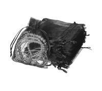 sourcing map 50 bolsas de regalo de organza, bolsas de cordón de 2.7 x 3.5 pulgadas, bolsas de regalo de joyería, pequeñas bolsas de regalo de boda para Navidad, cumpleaños, boda, caramelos, velas