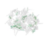 sourcing map 50 espaciadores adhesivos para PCB, separadores aislados de nailon adhesivo para soporte de placa PCB, altura de soporte de 0.63 pulgadas, se adapta a agujeros de PCB de 3 mm a 3.2 mm