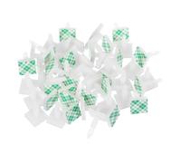 sourcing map 50 espaciadores adhesivos para PCB, separadores aislados de nailon adhesivo para soporte de placa PCB, altura de soporte de 0.43 pulgadas, se adapta a agujeros de PCB de 3 mm a 3.2 mm