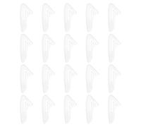 sourcing map 50 fundas protectoras de punta de cuchillo de cuchilla, 35 x 15,5 x 3,45 mm, fundas protectoras de plástico transparente para cocina