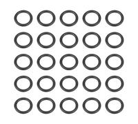 sourcing map 50 juntas tóricas de goma de nitrilo de 10 mm OD 7 mm ID 1,5 mm de ancho, métricas Buna-N NBR juntas de sellado de fontanería para reparación de vehículos, grifo, aire y gas