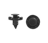 sourcing map 50 Pcs 8mm Plastic Push Type Rivet Retainer Fastener Bumper Pin Clips for para Nissan