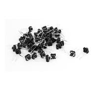 sourcing map 50 pcs Interruptor Táctil DIP de 2 pines de 6 x 6 x 5 mm
