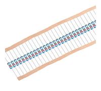 sourcing map 50 pcs Resistencias de película metálica 1/2W 2.2Ohm 5 bandas