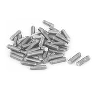 sourcing map 50 Pcs Varilla Roscada Espárragos M6 X 1 mm 20mm Longitud
