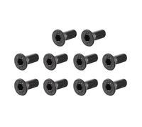 sourcing map 50 piezas M 3 x 8 mm 10, 9 tornillo de cabeza hexagonal | de acero al carbono, tornillo