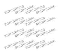 sourcing map 50 resortes de compresión de acero inoxidable 304, 0.4 mm x 4 mm x 35 mm, resorte pequeño y pequeño para reparación del hogar y bricolaje, taller y uso industrial, (tono plateado)