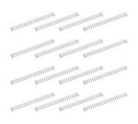 sourcing map 50 resortes de compresión de acero inoxidable 304, 0.4 mm x 4 mm x 50 mm, resorte pequeño y pequeño para reparación del hogar y bricolaje, taller y uso industrial, (tono plateado)